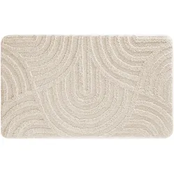 WECONhome Badteppich Fiete creme weiß 55x65 cm