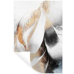 WANDTATTOO Luxus - Abstrakt - Gold - Weiß Wandbild 40x60 cm