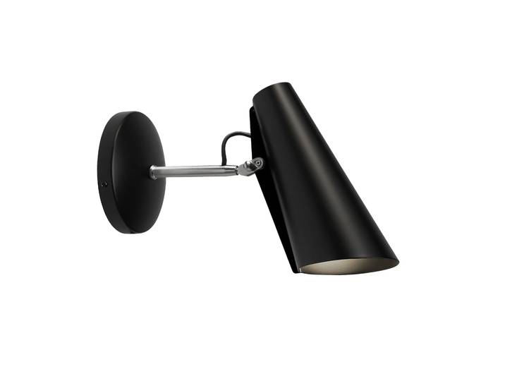 Northern Birdy Wandleuchte kurz Black-steel
