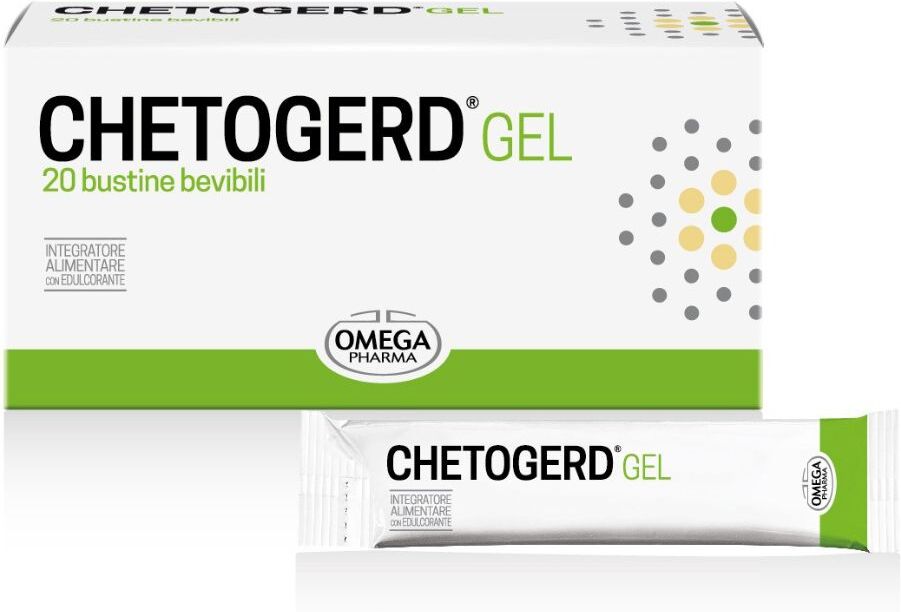 OMEGA PHARMA SpA CHETOGERD GEL, 20 Bustine da 15 ml