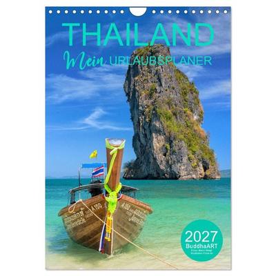 THAILAND - Mein Urlaubsplaner (Wandkalender 2027 DIN A4 hoch), CALVENDO Monatskalender