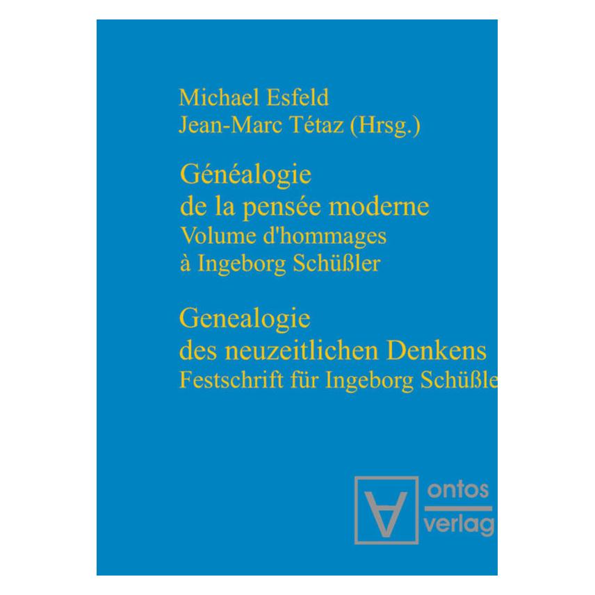 De Gruyter Genealogie des neuzeitlichen Denkens / Généalogie de la pensée moderne (Deutsch, Hardcover, Michael Esfeld) (7985954)