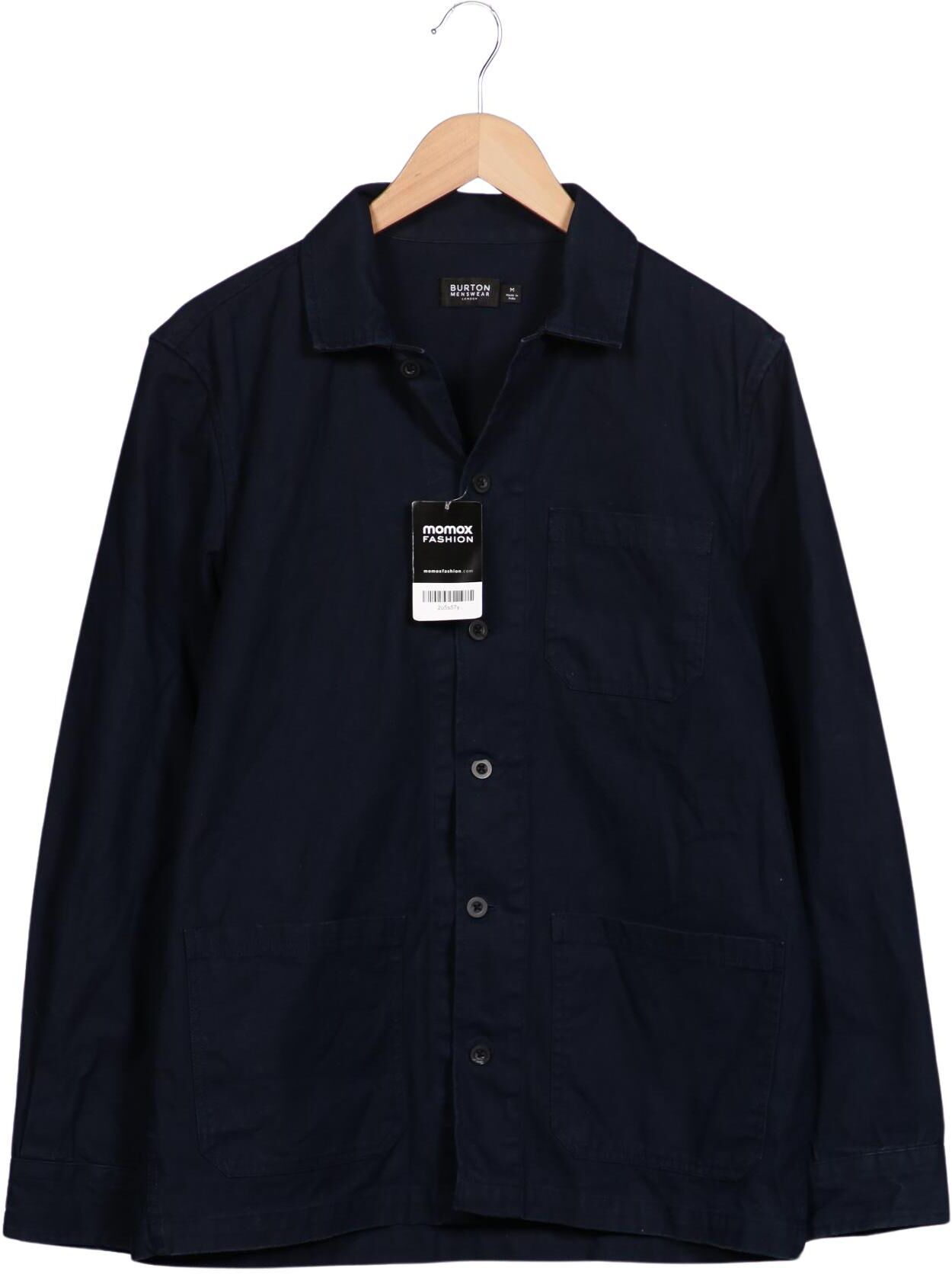 Burton London Burton  London Herren Jacke, Marineblau, Gr. M, Baumwolle - Second Hand