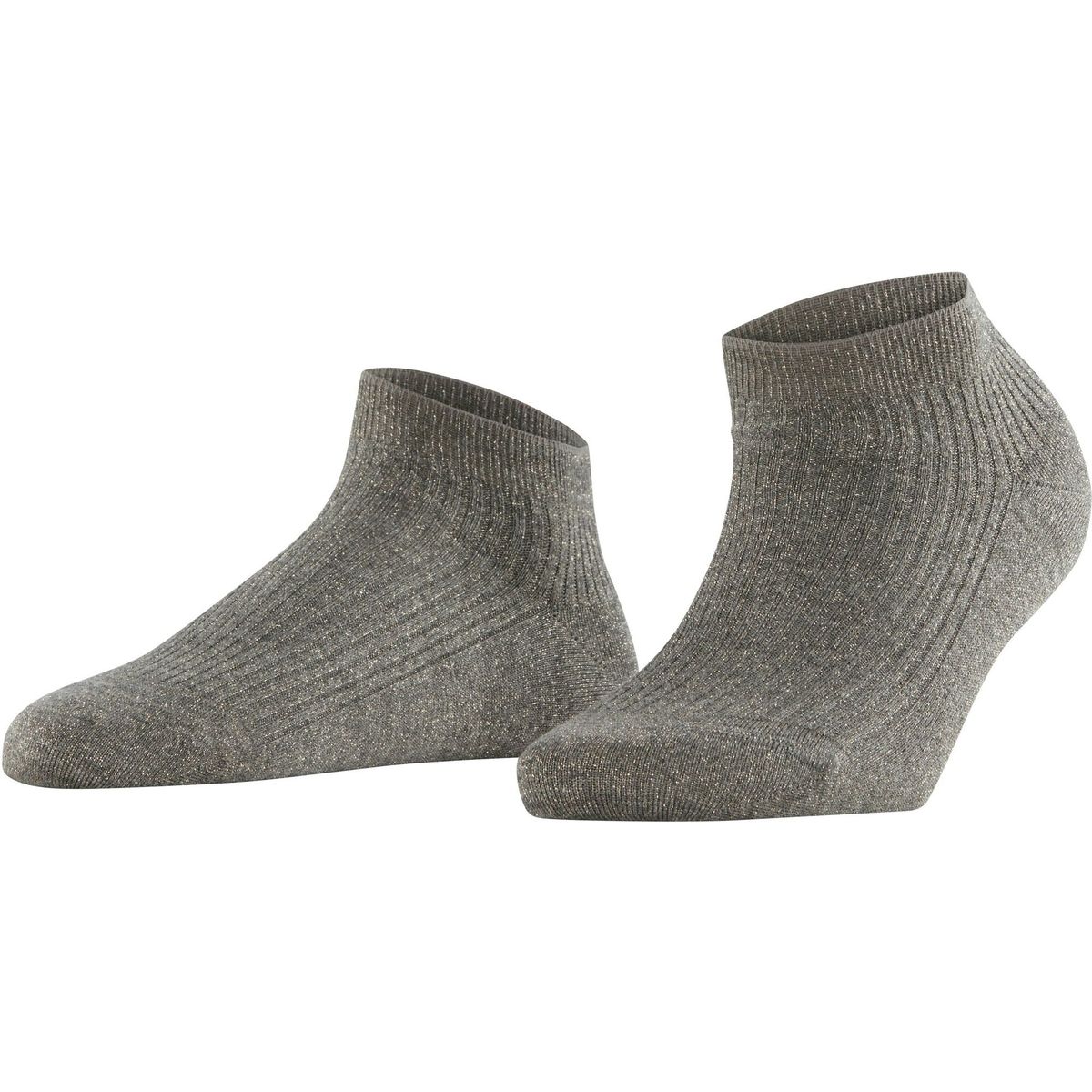 Falke Shiny Rib Damen Sneakersocken pepper (3904) 35-38 46918-3904-35-38