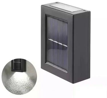 Uplifted Goods Solar Up And Down Outdoor Wall Spot Light white 1pc