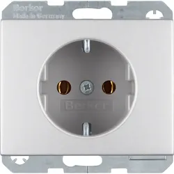 Hager/Berk SCHUKO-Steckdose Alu 47157003