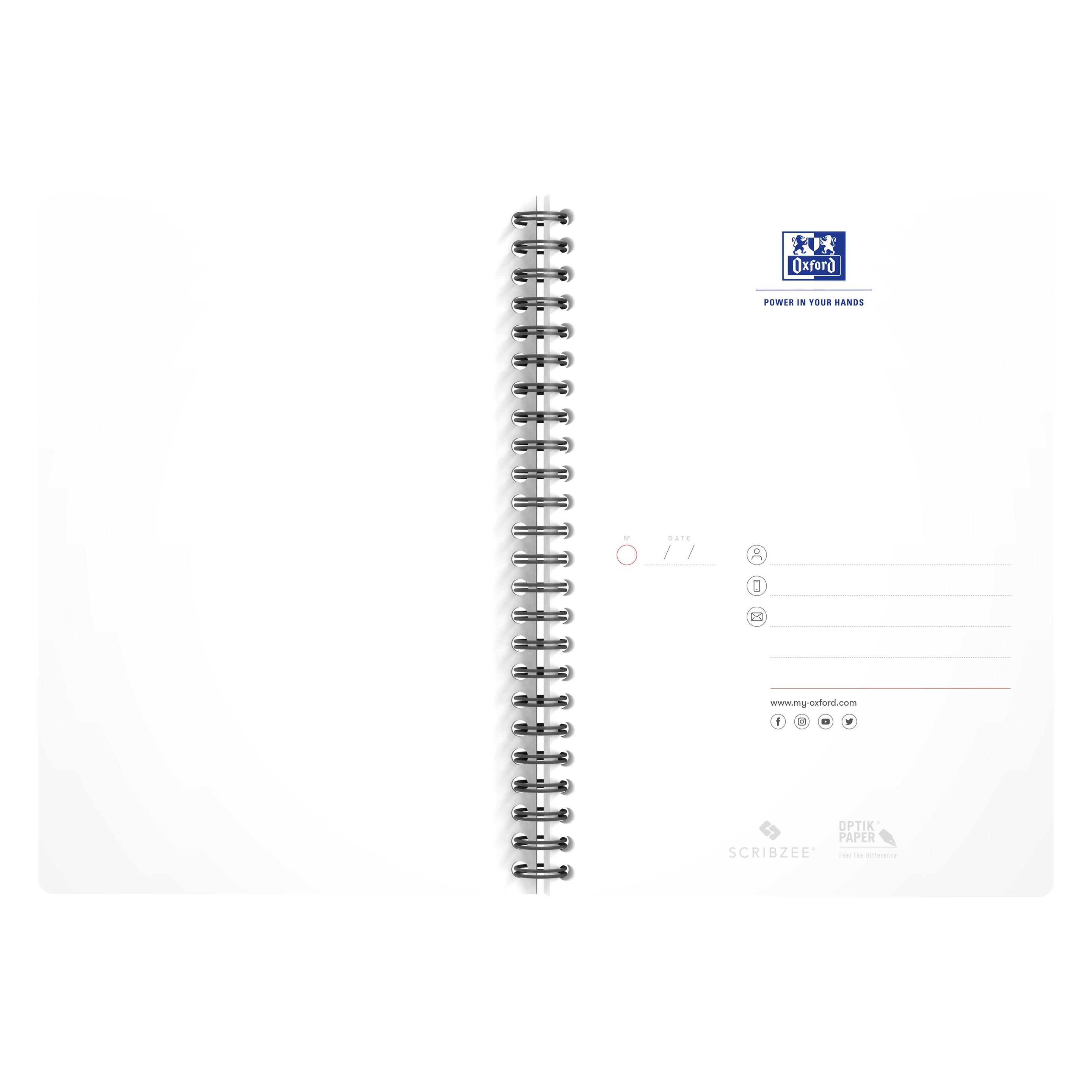 Oxford Spiralbuch (A5, Blanko, Weicher Einband) (100103627)