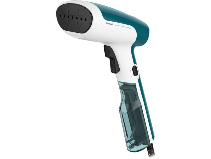TEFAL Dampfbürste DT6131 Access Steam First, Dampfglätter , blau (weiß, blau), B:10,6cm H:30cm T:18,4cm, Bügeleisen, 15 Sek Aufheizzeit, kontinuierliche Dampfabgabe 20 g/Min., 70 ml Tank, Dampfbürste