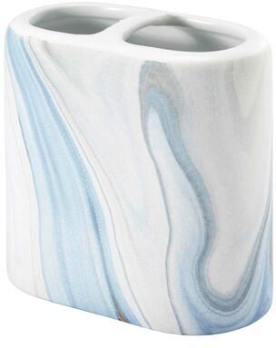 Avanti Linens Waves Blue Toothbrush Holder - Toothbrush Holder