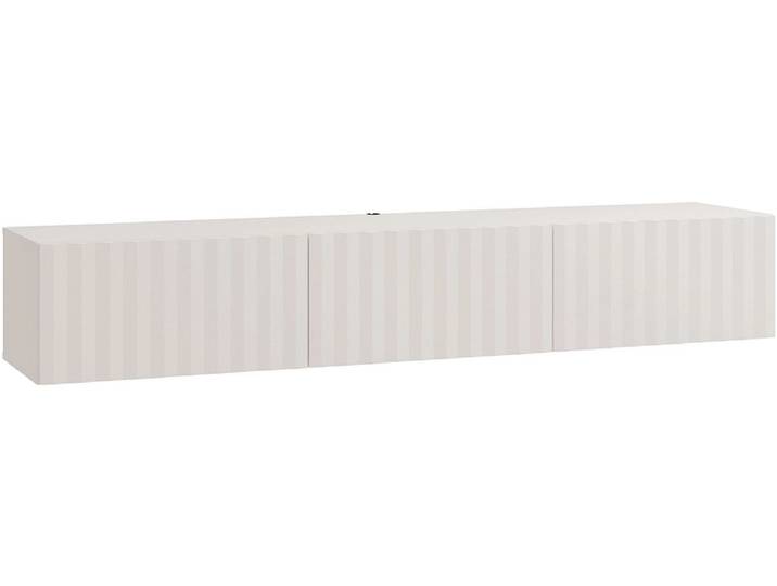 Hängender TV-Schrank ANTIBES 192cm weiss glänzend