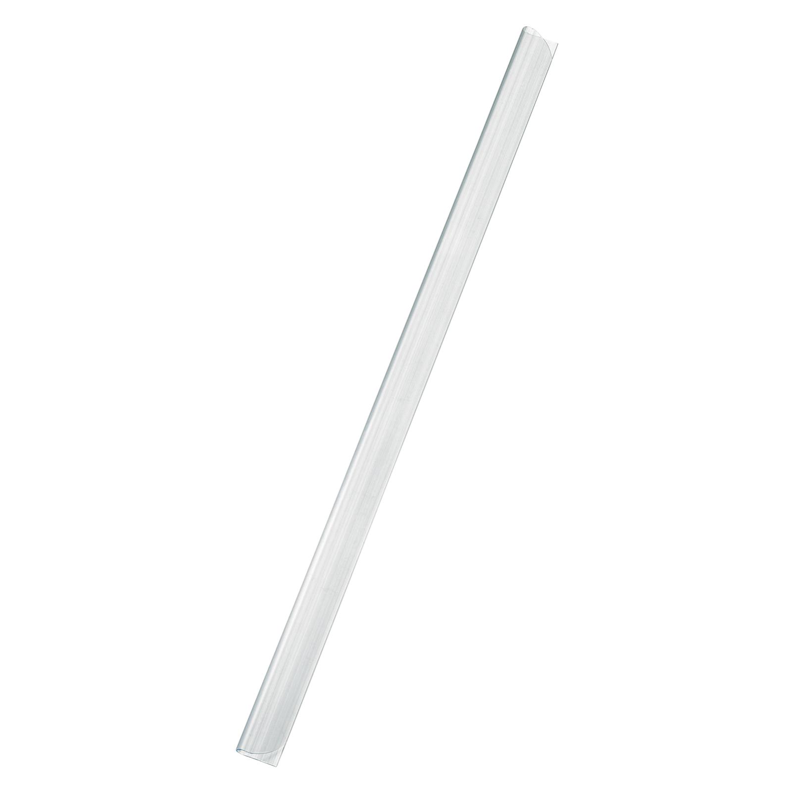 Leitz Klemmschiene, DIN A4, Füllhöhe: 6 mm, transparent aus Kunststoff, Fassungsvermögen: 60 Blatt (A4) (21783)