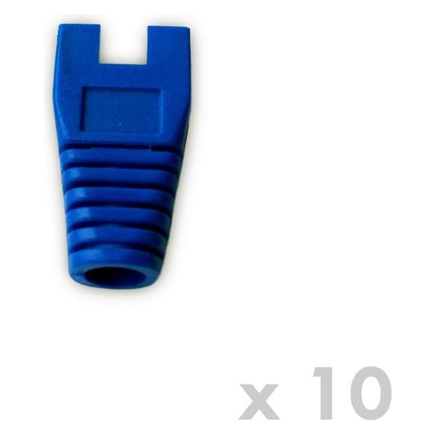 Datacom Protection RJ45 with cutout BLUE (10pcs) (50271006032)