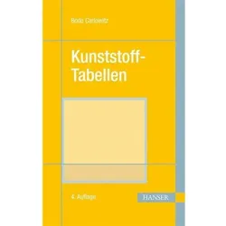 Kunststoff-Tabellen, Fachbücher von Bodo Carlowitz