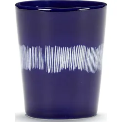 Feast Becher 330 ml, blau-weiß, 4 St.