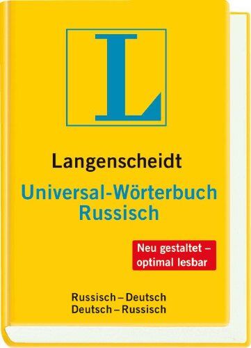 Langenscheidt, Redaktion von - Langenscheidt Universal-Wörterbuch Russisch: Russisch-Deutsch/Deutsch-Russisch (Langenscheidt Universal-Wörterbücher) - Preis vom 30.09.2026 09:01:18 h
