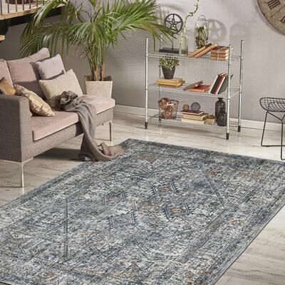 Magi Veronica Moroccan Diamonds Polyester Area Rug