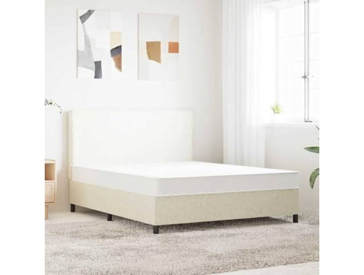 ZXQVLMRS Bonnell-Federkernmatratze 160x200 cm Mittel-Härtegrad Weiß Atmungsaktiver Bezug, Integriertes Stützsystem, Geräuschdämpfend