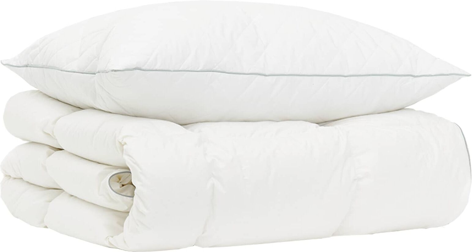 vidaXL Ensemble de couette 90 % en duvet d’oie FULDA 2 pc 137 x 200 cm