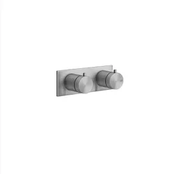 Gessi316 Fertigmontageset Unterputz-Thermostat, 1 Ausgang links,für Unterputz-Körper, Umlenkkartusche, 54032299, Farbe: Schwarz XL