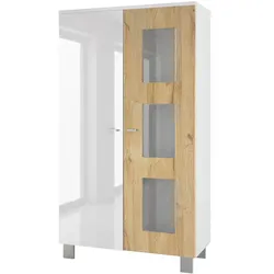 VITRINE Denjo Tür in Eiche Natur