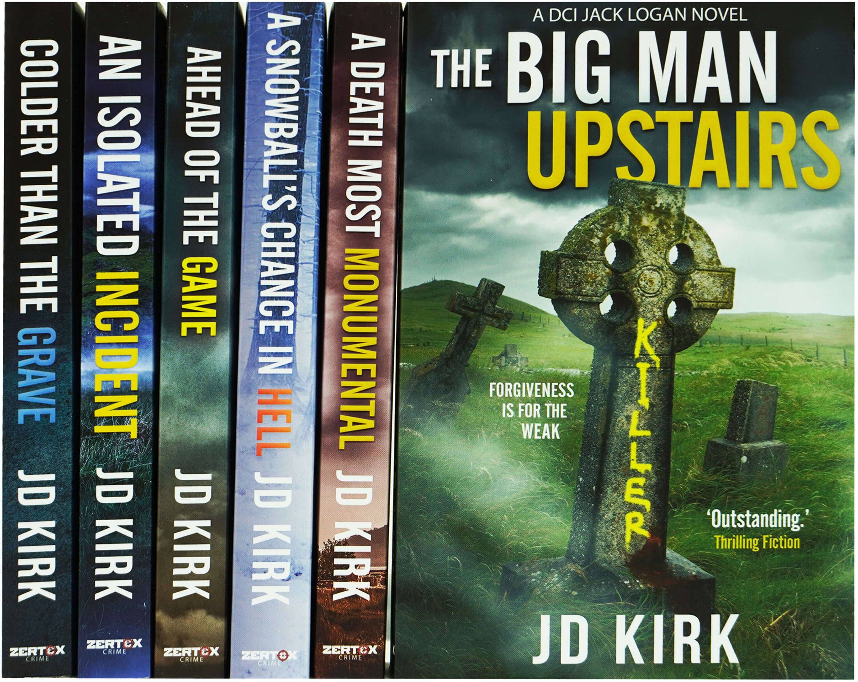DCI Logan Crime Thrillers Series by JD Kirk 6 Books Collection Set (Book 7-12) - Fiction - Paperback Zertex Crime