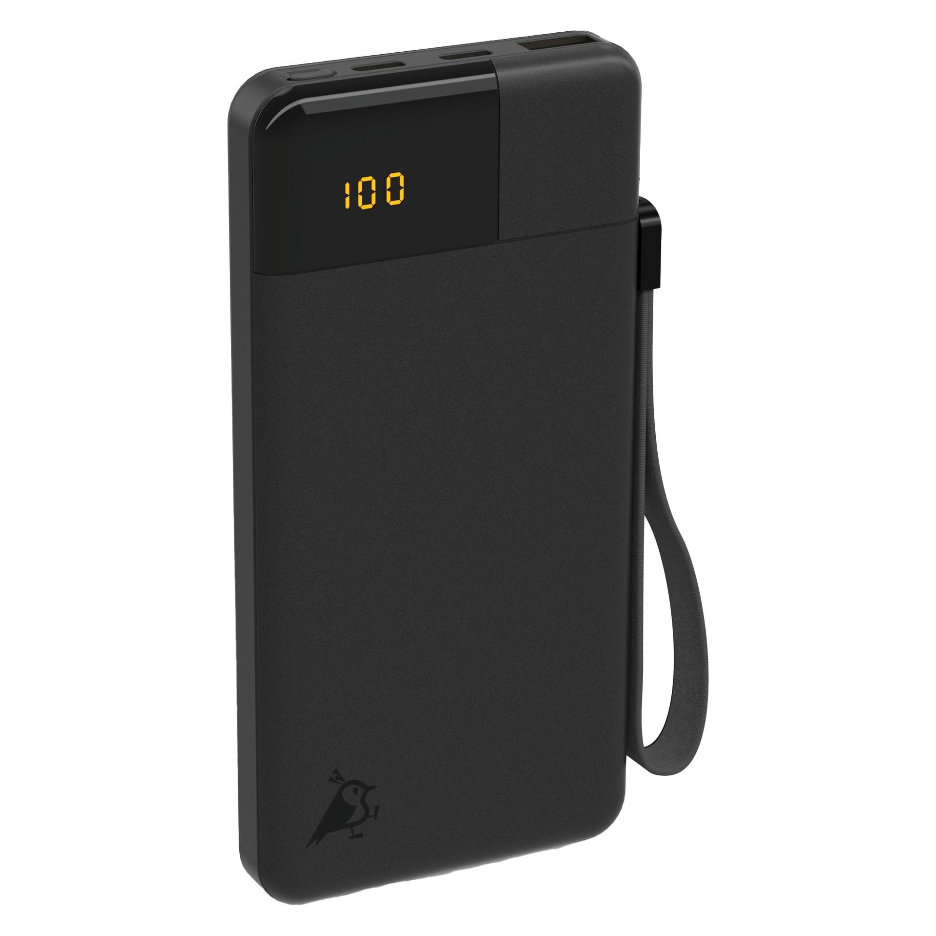 Aqiila Powerbird B10B - Powerbank 10000 mAh, 20W - Black (10000 mAh, 20 W, 37 Wh) (AQPBPBIB10BBK942)