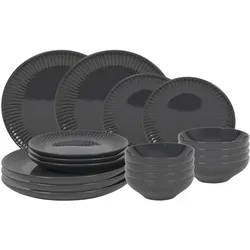 Tafelservice SHINY GREY - grau