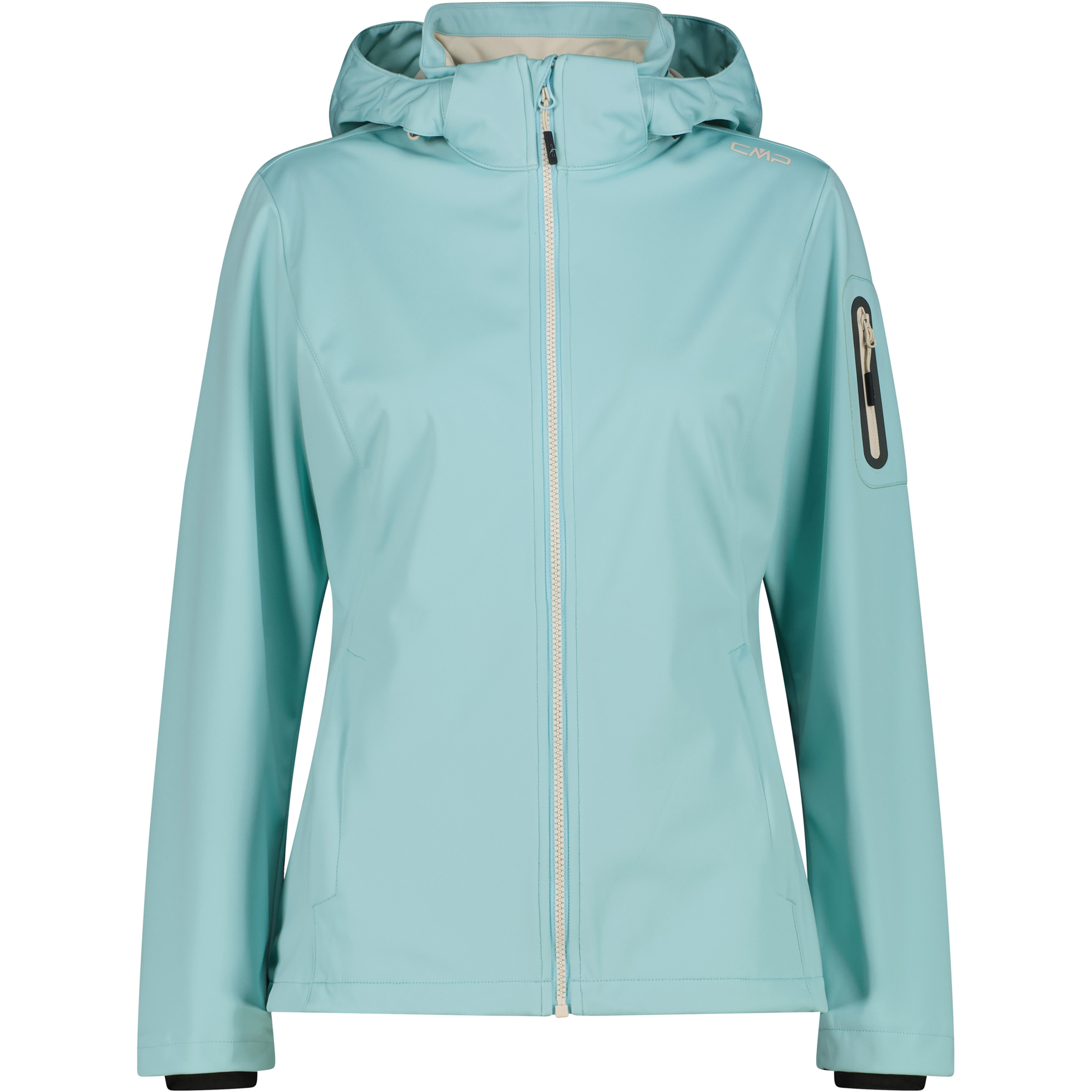 CMP Light Softshell Damen Softshelljacke tuerkis Größe M Trekking Wasserabweisend Wasserabweisend