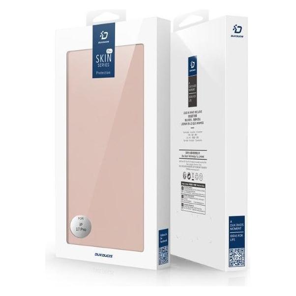 Dux Ducis iPhone 17 Pro Cover with Stand - Pink (Apple iPhone 17 Pro) (6601163471C)