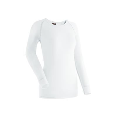 Shirt & Hose MAIER SPORTS "Lena", Damen, Gr. L, weiß, 100% Polyester, KOB Set-Artikel, Damen Ski-Wäsche-Set, Funktionswäsche, Lange Unterhose + Unterhemd