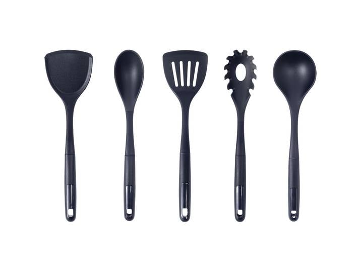 Küchenhelfer-Set Sallie schwarz Silikon