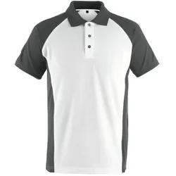 Polo-Shirt "BOTTROP" Unique - XS - weiß/anthrazit