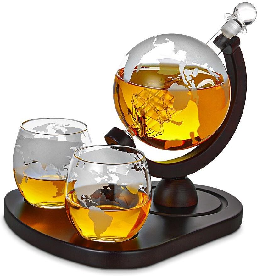 Mikamax - Deluxe Globe Decanter Set