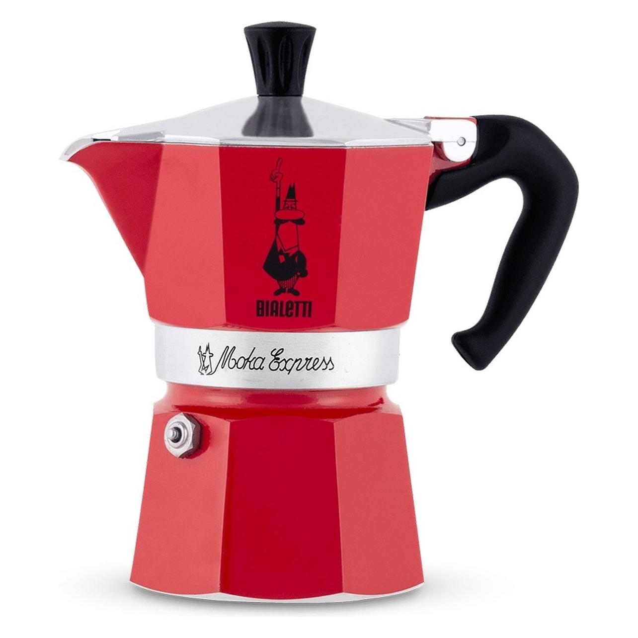 Bialetti Moka 1 Tasse Rot (1 Tasse) (0004941)