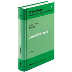 Gewerbesteuer, Fachbücher von Carsten Pohl, Georg Schnitter, Jürgen W. Hidien