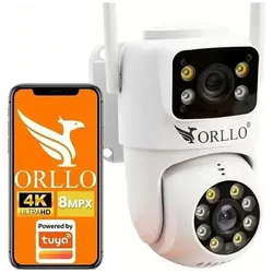 HiLook Kamera IP Kamera IP Orllo TZ19 DUAL (4MP+4MP Wi-Fi 4K AI (3840 x 2160 Pixels), Netzwerkkamera