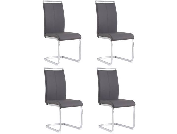 Feuille épaissie Fauteuil Nouvelle chaise épaissie en porte - à - faux design moderne avec cadre en métal chromé capacité de char