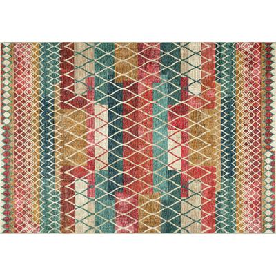 Teppich KLEEN-TEX, bunt, B:160cm H:10mm L:230cm, Gummi, Polyester, Teppiche, Teppich