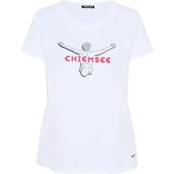 CHIEMSEE Damen Shirt T-Shirt, Größe XS in Weiß Weiß