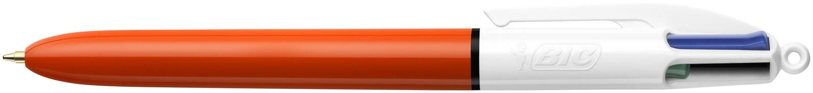 BIC® 4-Farben-Kugelschreiber Original orange/weiß 982867