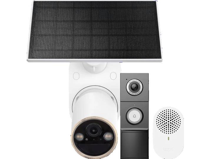 TP-Link Tapo C460 Solar Kit + D235 Smart Battery & Wired Doorbell