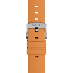 Mido TV Ersatzarmband Kautschuk Orange 22 mm M852018730