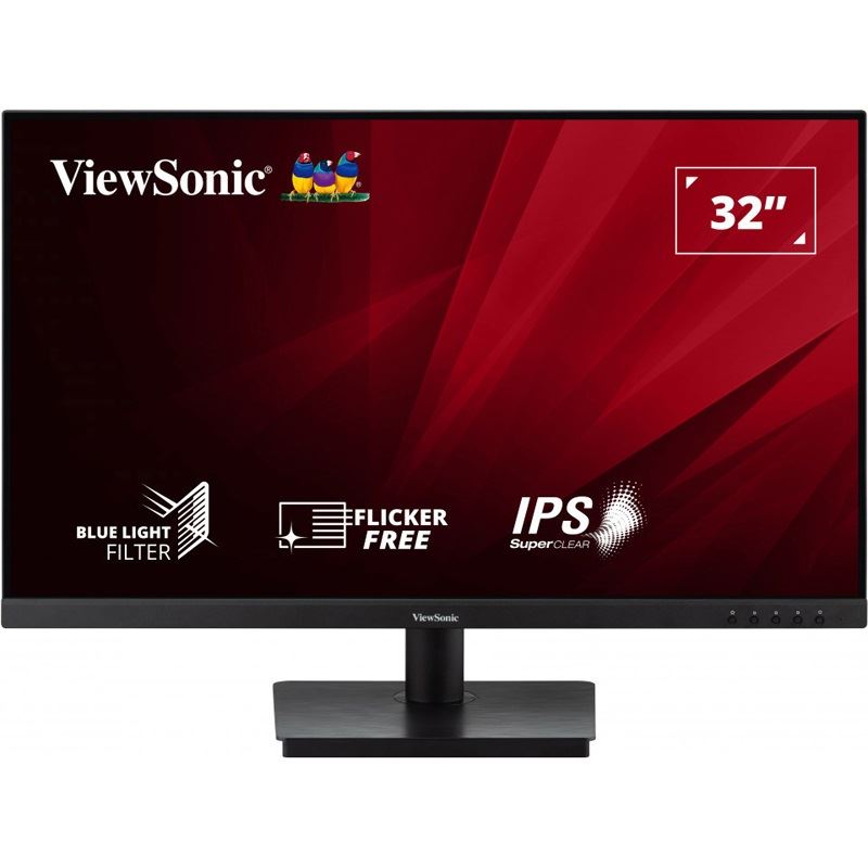 31,5" (80,01cm) ViewSonic VA3209-2K-MHD schwarz 2560x1440 1xDisplayPort 1.4 / 2xHDMI 1.4