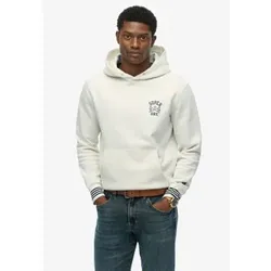 Superdry für Herren. M2014280A Athletic Club Hood Sweatshirt weiß (M), Lässig, Baumwolle