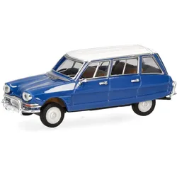 Herpa 038959-002 Citroën Ami 6 Break enzianblau weißes Dach 1:87