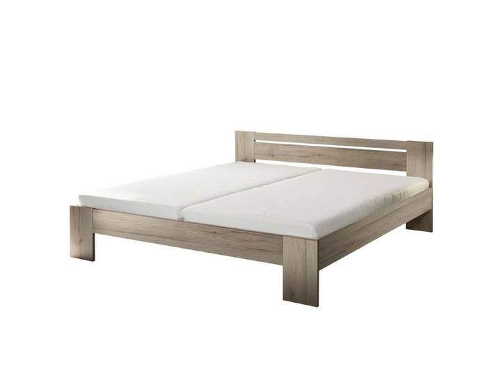 Pol-Power Bett in Eiche San Remo hell. Abmessungen (BxHxT) 185x71x204 cm