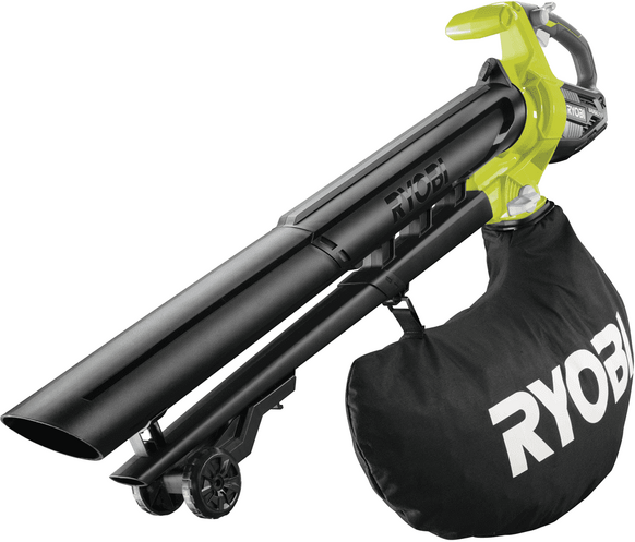 Akku- Laubbläser RYOBI OBV18  mit Saug- und Häckselfunktion -18 V - 4Ah