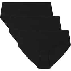 3er Pack UNDER ARMOUR Pure Stretch No-Show Solid Hipster Damen 001 - black M