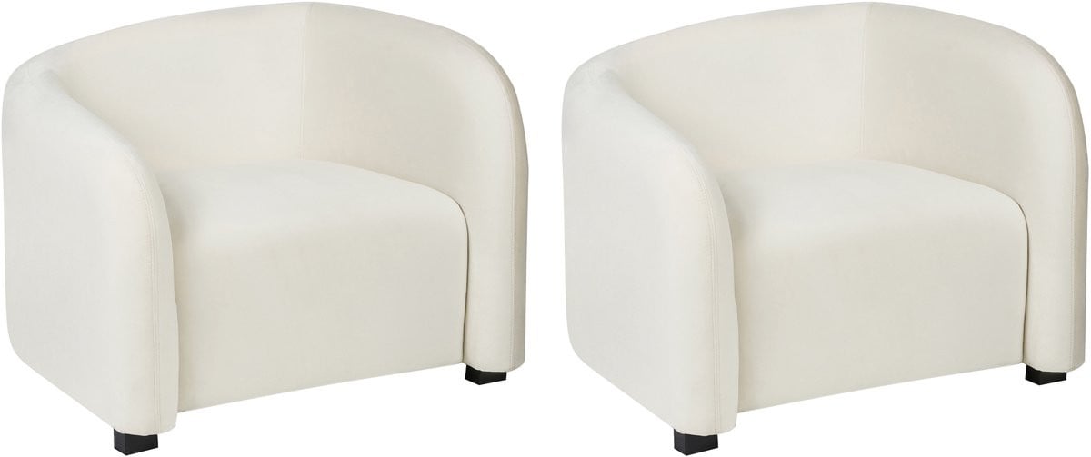 Beliani Tub Fauteuil Set van 2 - Minimalistisch - Voor Volwassenen