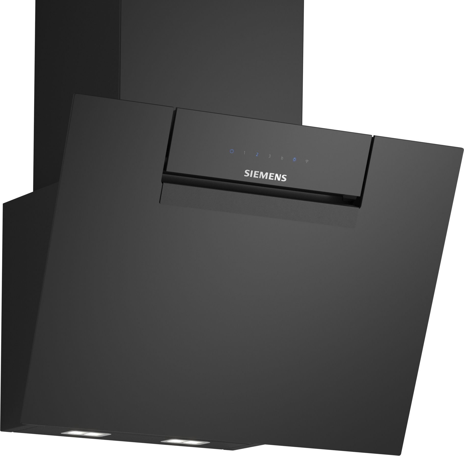 Siemens iQ300 LC67KFN60 Abluft/Umluft Dunstabzugshaube/Esse Wand 60 cm (Schwarz)